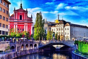 Ljubljana Slovenia, old town