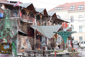 A Strange Night Out in Metelkova, Slovenia