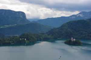 A walk around the Bled Lake Slovenia