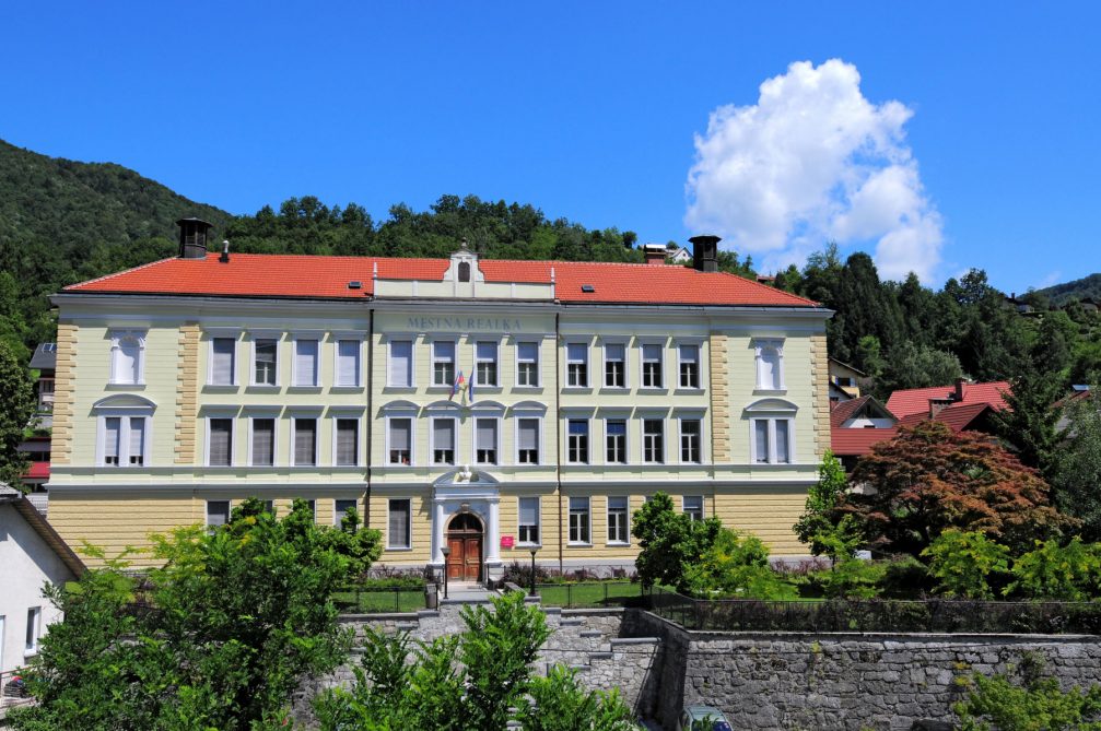 The first Slovenian non-classical secondary school, today the Jurij Vega Grammar School in Idrija