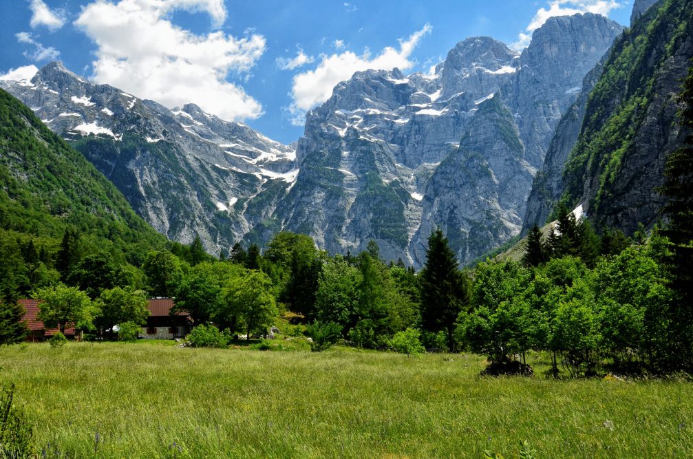 Trenta Valley in the Triglav National Park in Slovenia