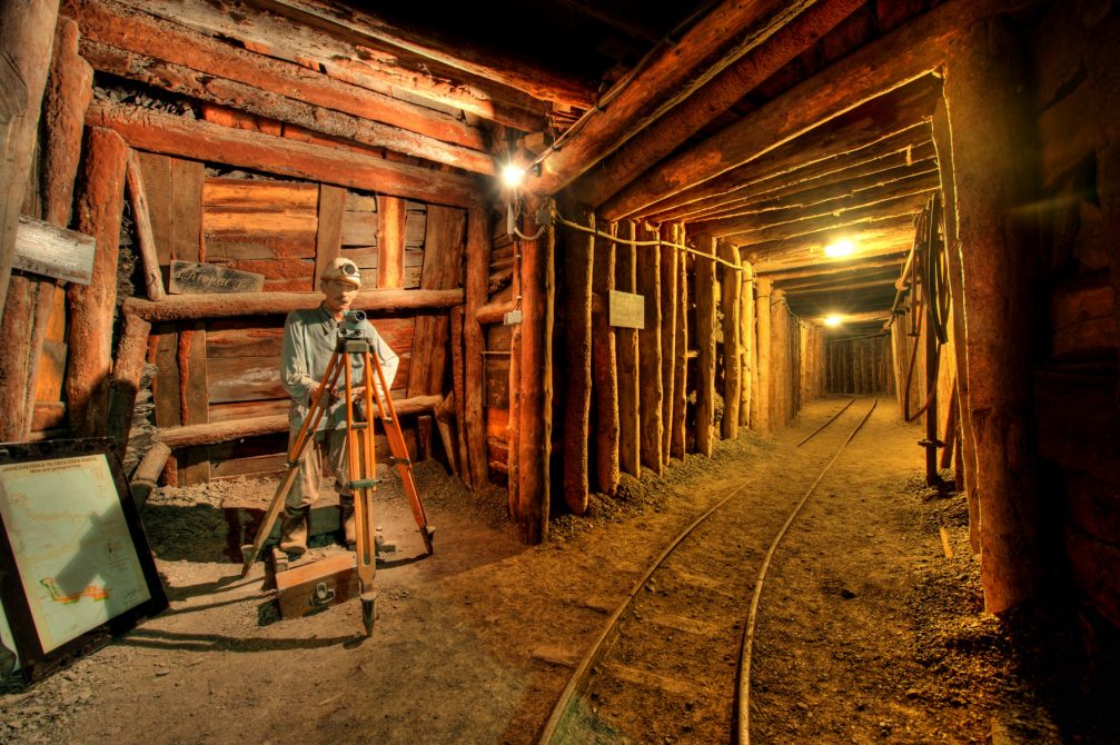 The Anthony Mine Shaft in Idrija, Slovenia
