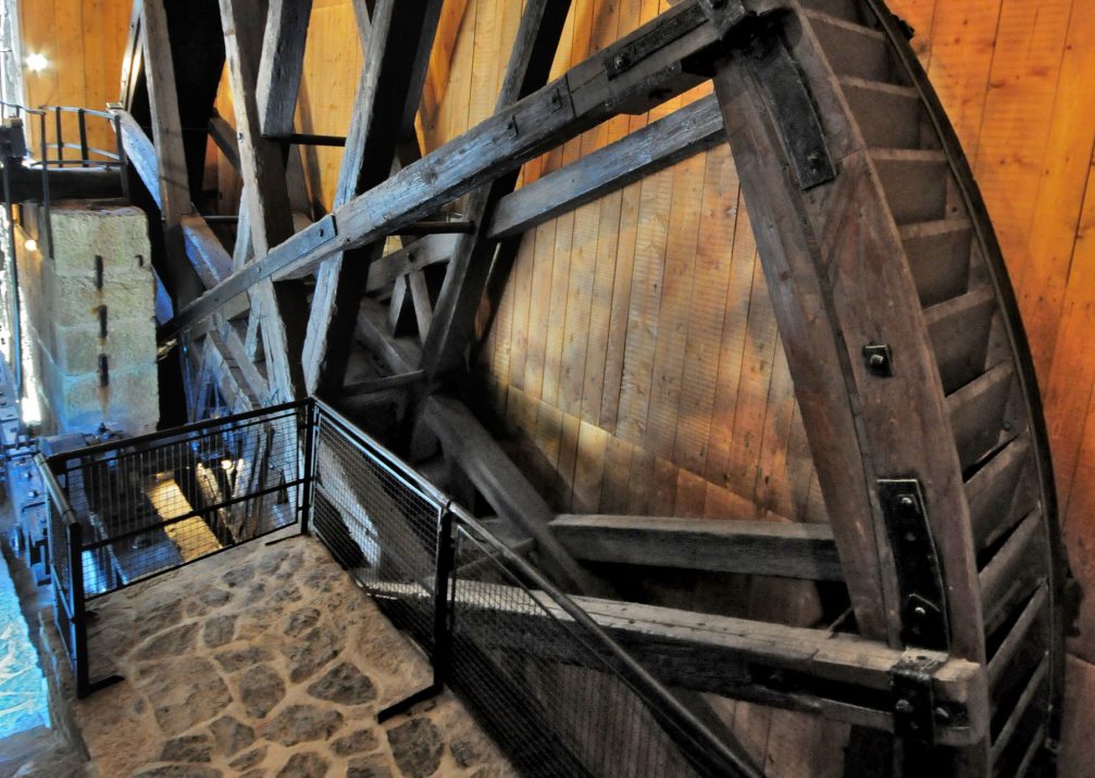 The Kamst, the largest preserved wooden waterwheel of its kind Europe