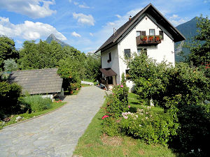 Exterior of Apartment Makuc in Bovec, Slovenia