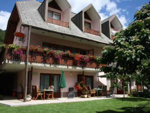 Exterior of Apartments Kravanja in Bovec, Slovenia