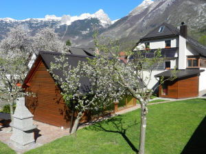 Exterior of Apartments Mrakic in Bovec, Slovenia