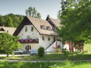 Exterior of the B&B Na Kluk in Idrija in western Slovenia