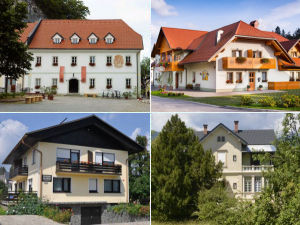 Collage of Lake Bled bed and breakfasts