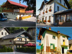 Collage of Lake Bled hostels