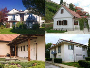 Collage of apartments in Ptuj, Slovenia