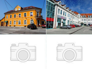 Collage of hostels in Ptuj, Slovenia