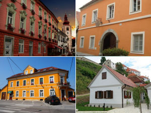 Collage of Places to stay in Ptuj, Slovenia