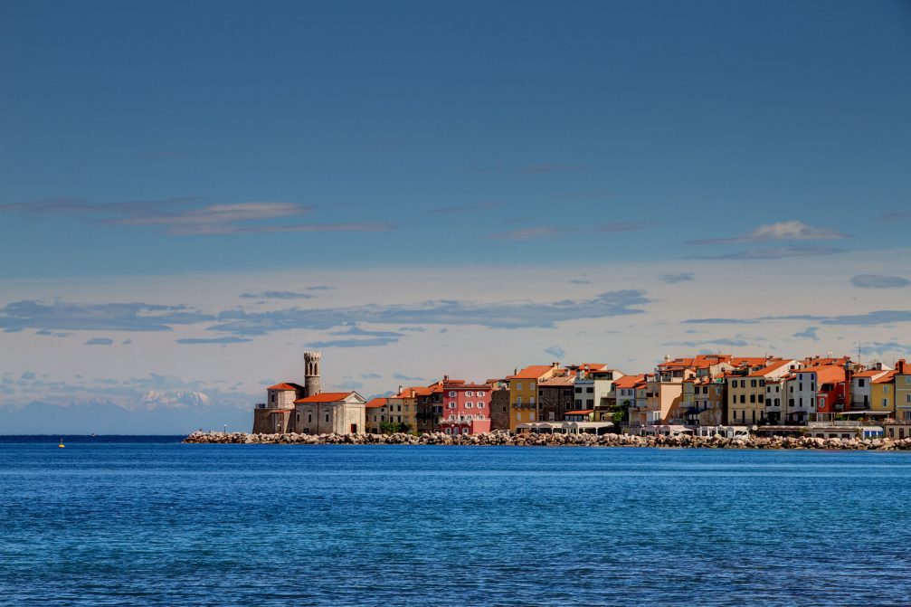 The coastal town of Piran in Slovenia