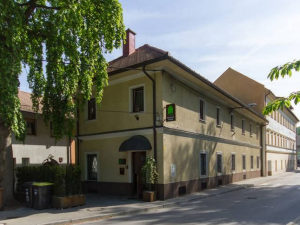 Exterior of Hostel Vrba in Ljubljana, the capital of Slovenia
