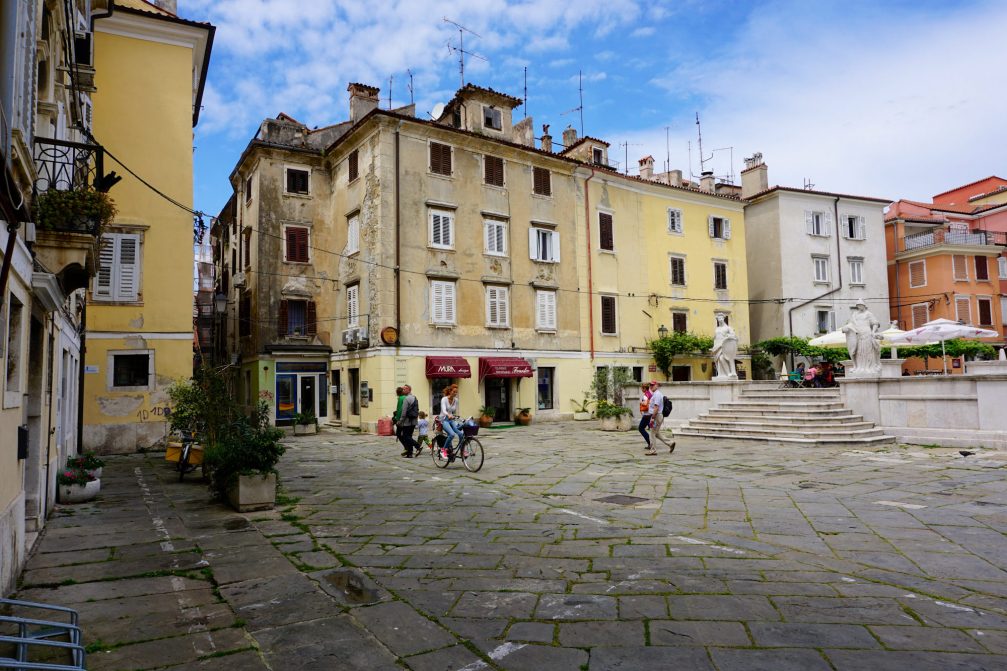 First Of May Square in Piran, Slovenia