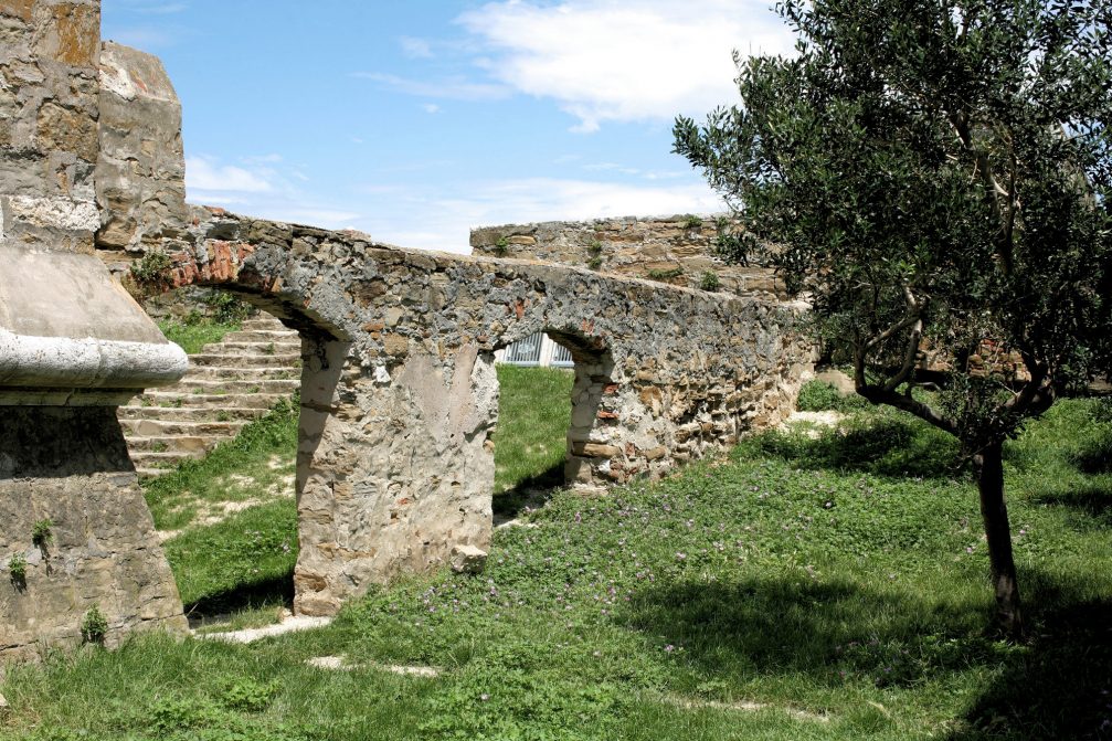 Tower base and Piran's Town Walls