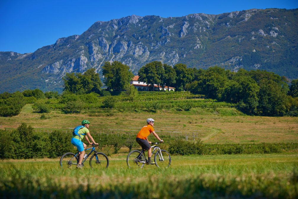 Zemono in the Vipava Valley in western Slovenia