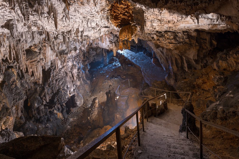 Interior of the Black Cave in Postojna Caves, Slovenia