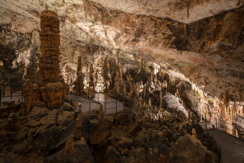The Great Mountain cavern in the Postojna Cave in Slovenia