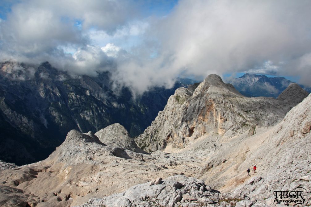 View of the Julian Alps in the Triglav National Park