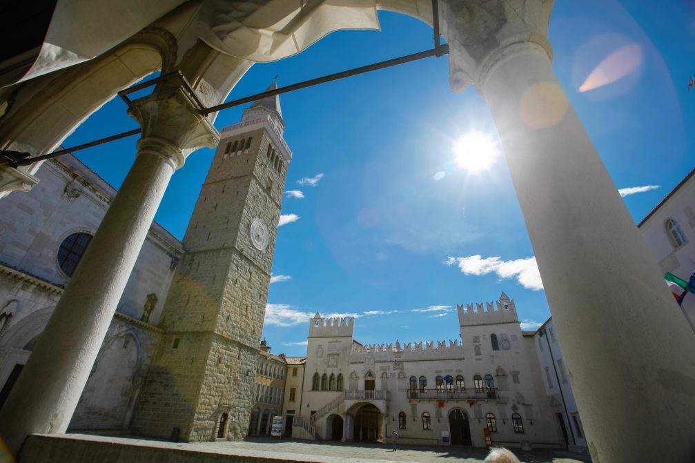 Praetorian Palace and the Bell Tower in Koper, Slovenia