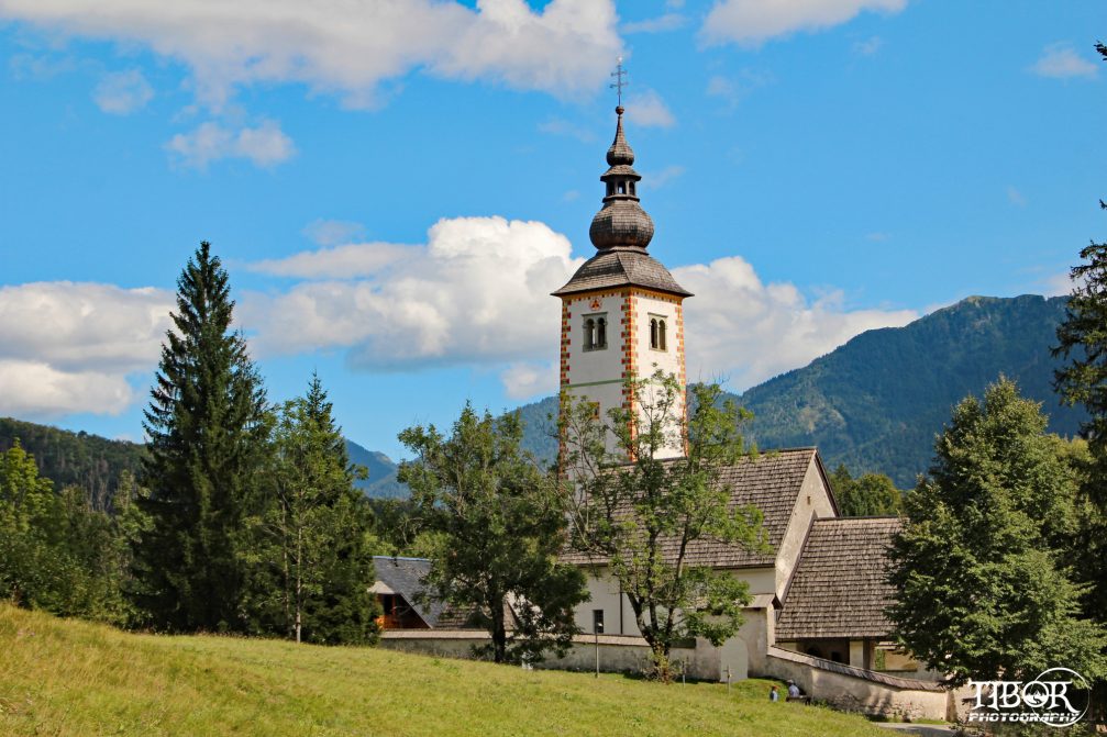 Church of St. John the Baptist in Bohinj, Slovenia