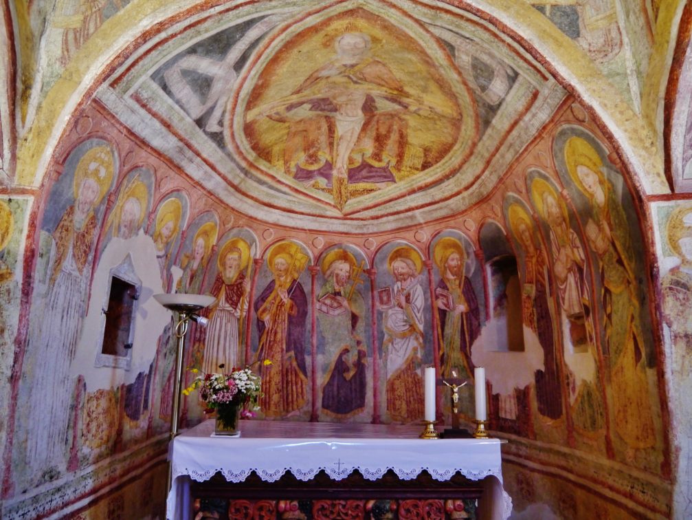 Choir of the Holy Trinity Church in Hrastovlje, Slovenia