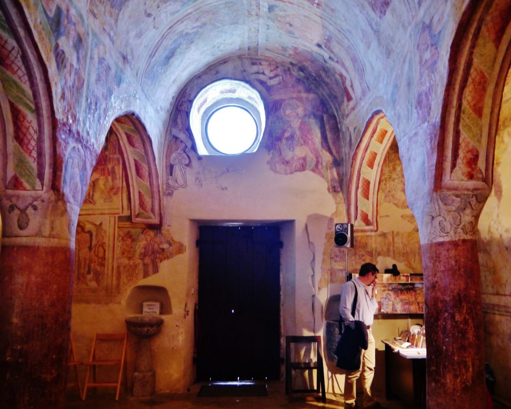 Holy Trinity Church in Hrastovlje with the medieval frescoes