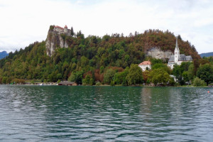 Lake Bled beautiful even in the rain