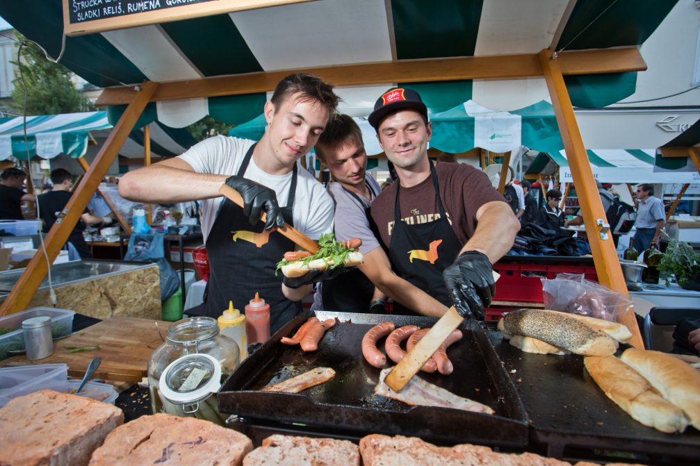 Open Kitchen, a gourmet street food market in Ljubljana