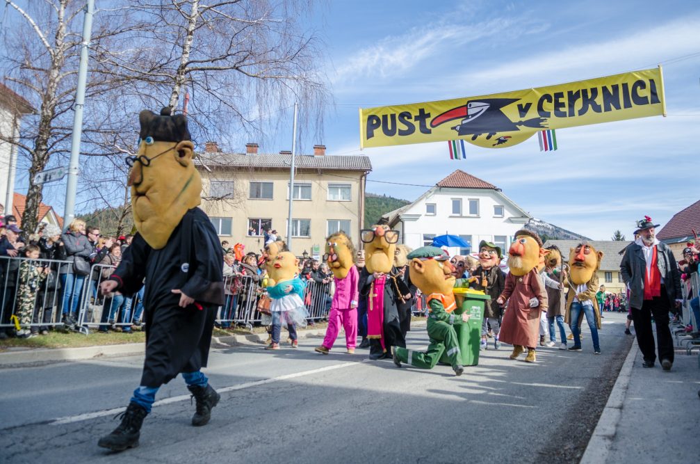 Butalci in Cerknica carnival parade
