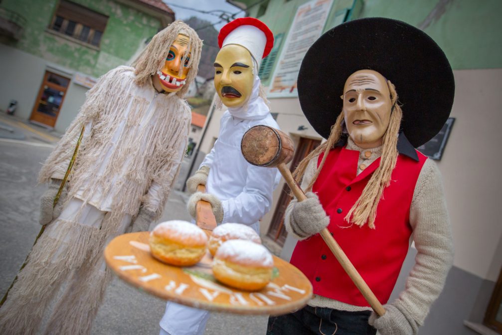 Doughnuts at Carnival time in Slovenia