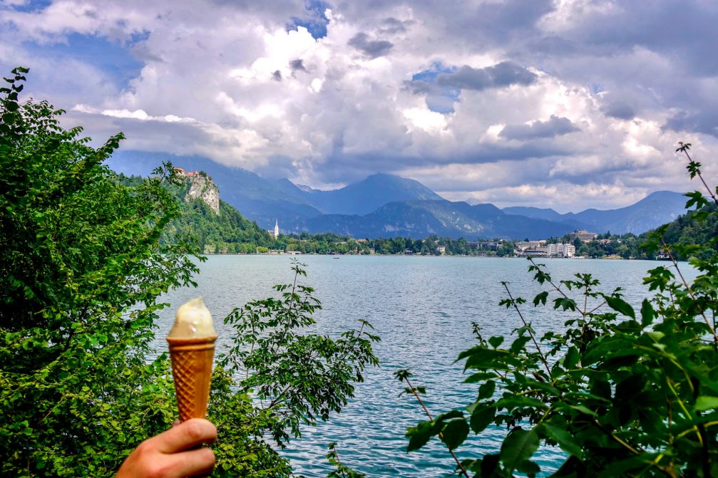 Lake Bled from Bled Island