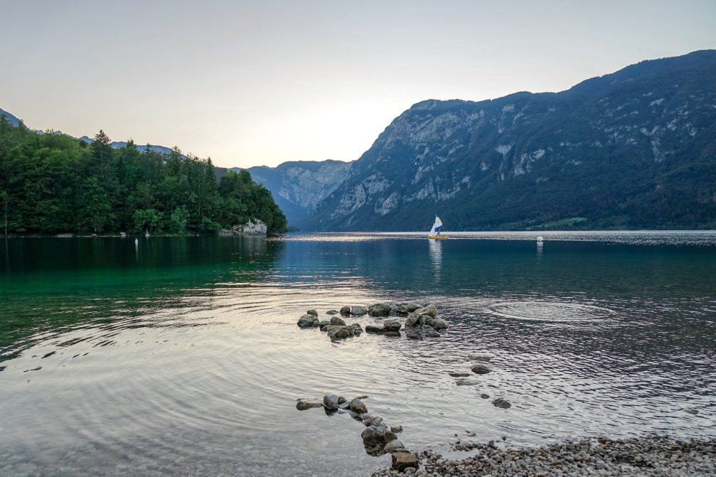 A Magical Sunset on Lake Bohinj