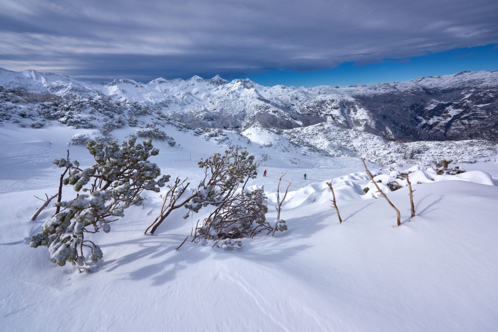 Panoramic views from Vogel Ski Resort in Bohinj, Slovenia