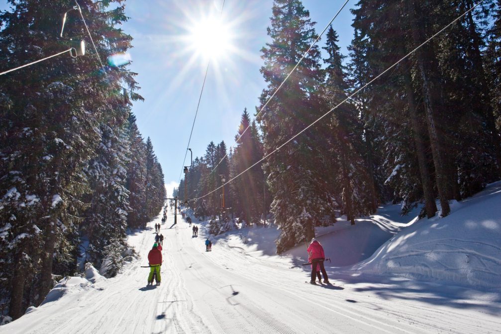 Modern lifts at Rogla Ski Resort in Slovenia