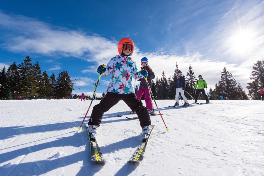 The Uniorcek run for kids at Rogla Ski Resort in Slovenia