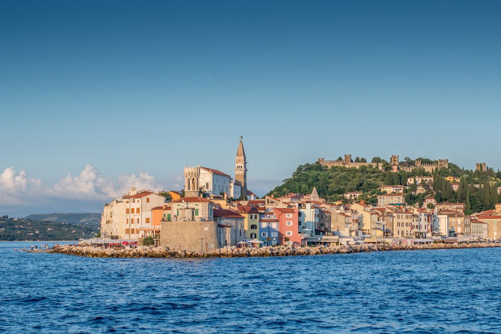 Coastal town of Piran in Slovenia