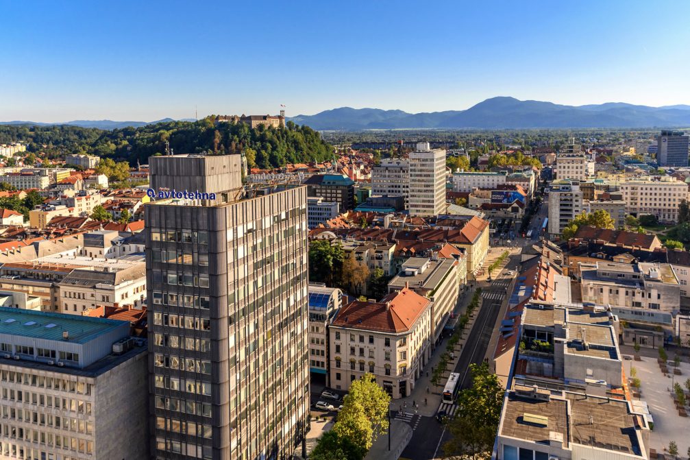 Ljubljana the capital of Slovenia