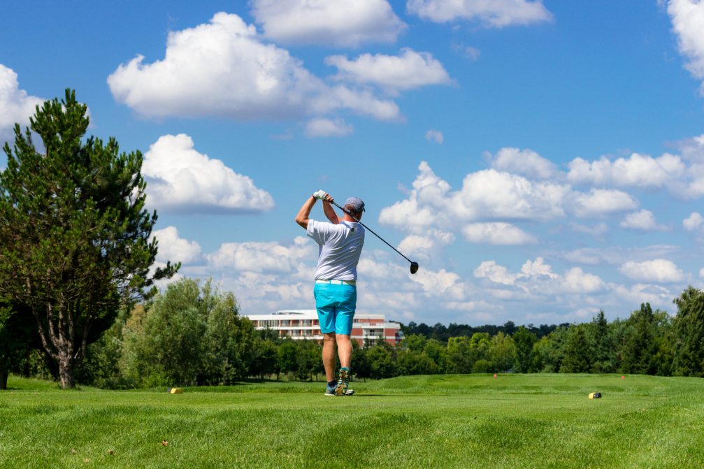 View of Moravske Toplice Golf Course Livada in Slovenia