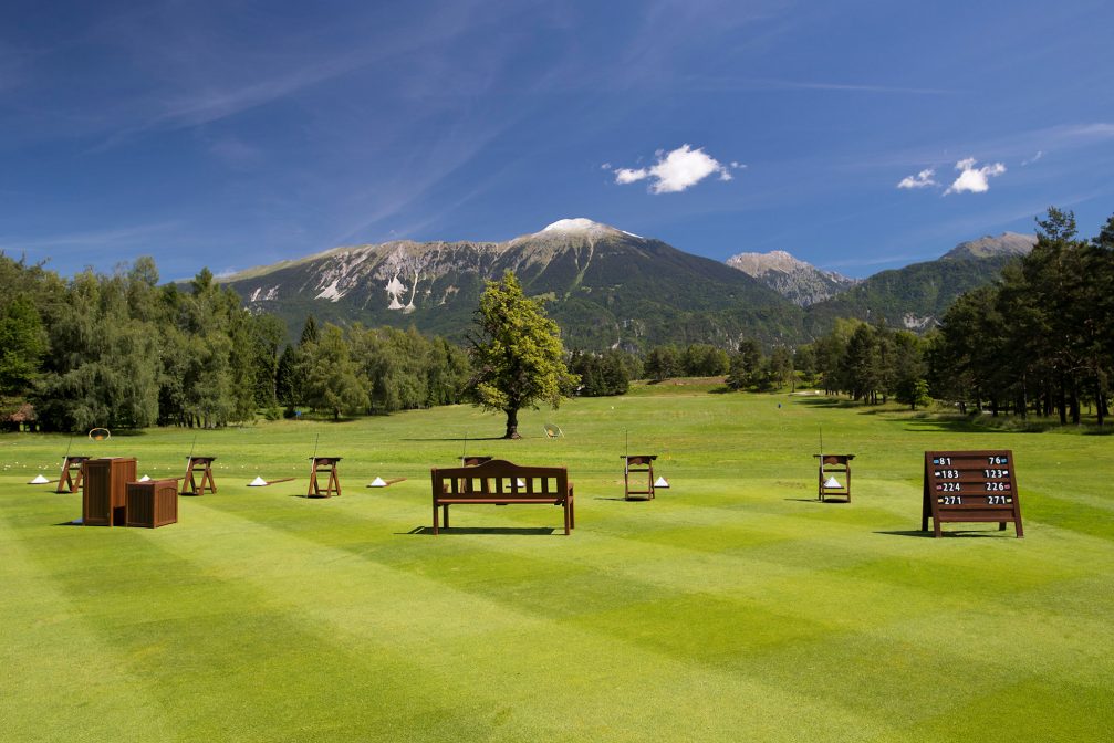 Practice area at Royal Bled Golf in Slovenia