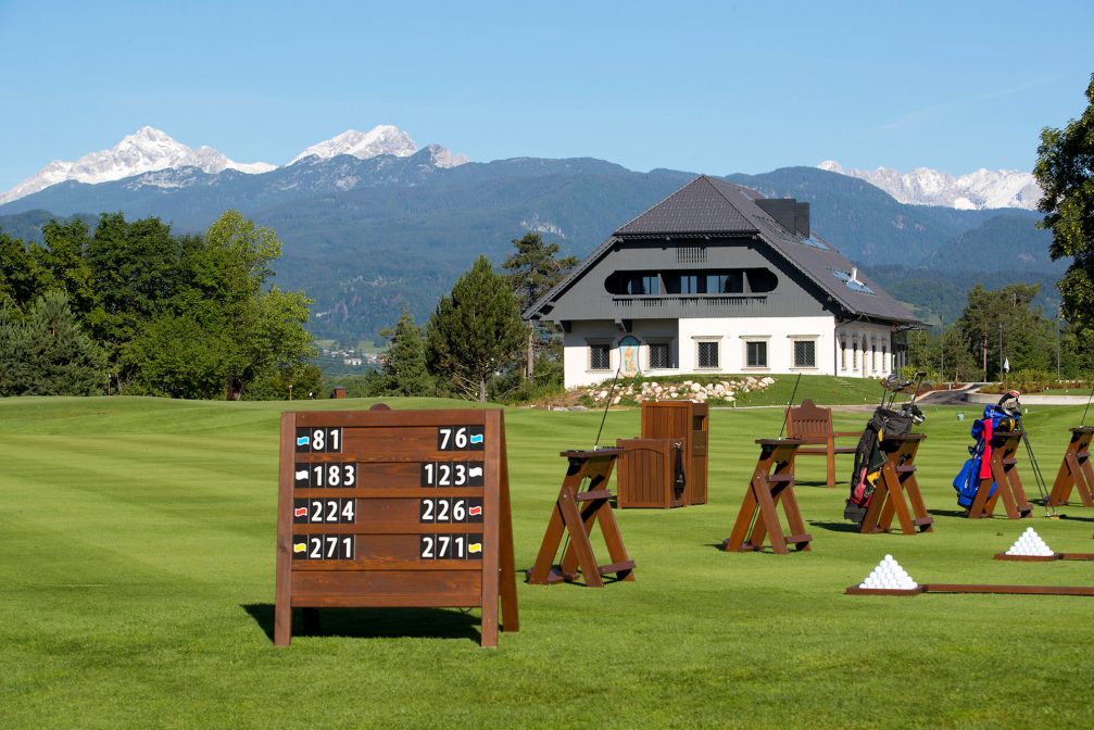 Clubhouse at Royal Bled Golf in Slovenia