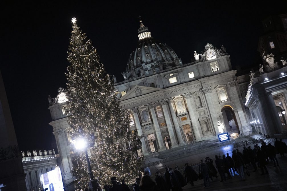 A Slovenian Christmas Tree in the Vatican City