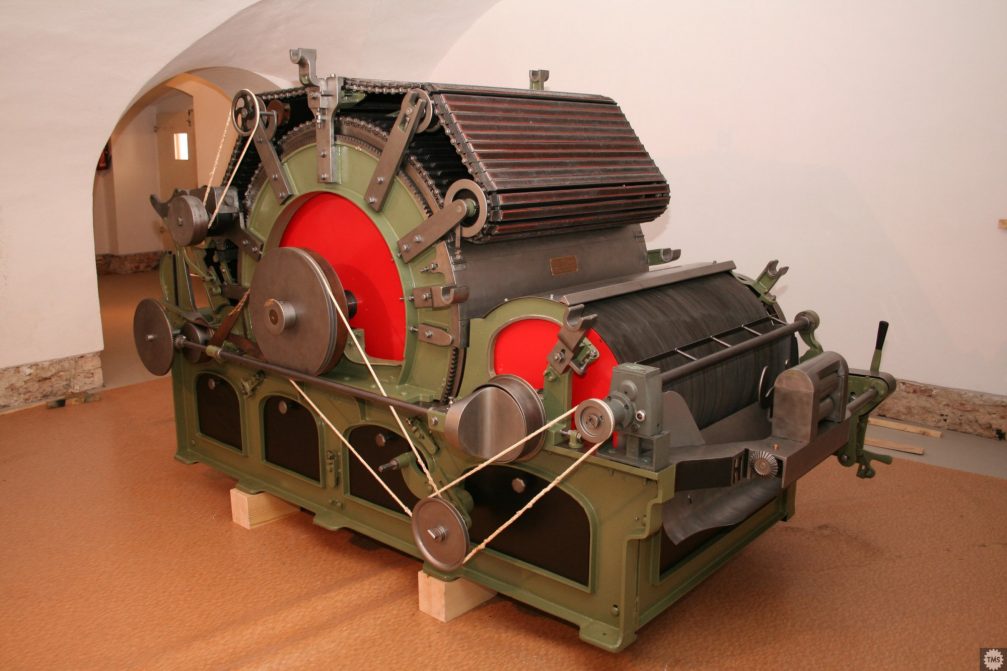 Carder in Technical Museum Of Slovenia in Bistra