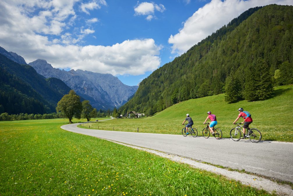 Logarska Dolina Valley in Solcava in northern Slovenia