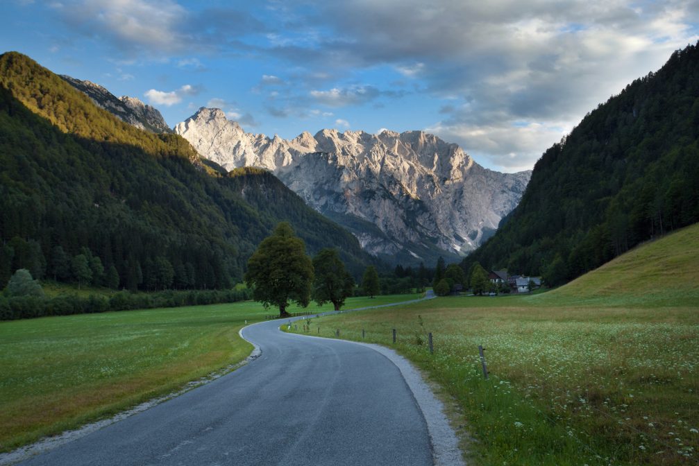 Logarska Valley in Solcava in northern Slovenia