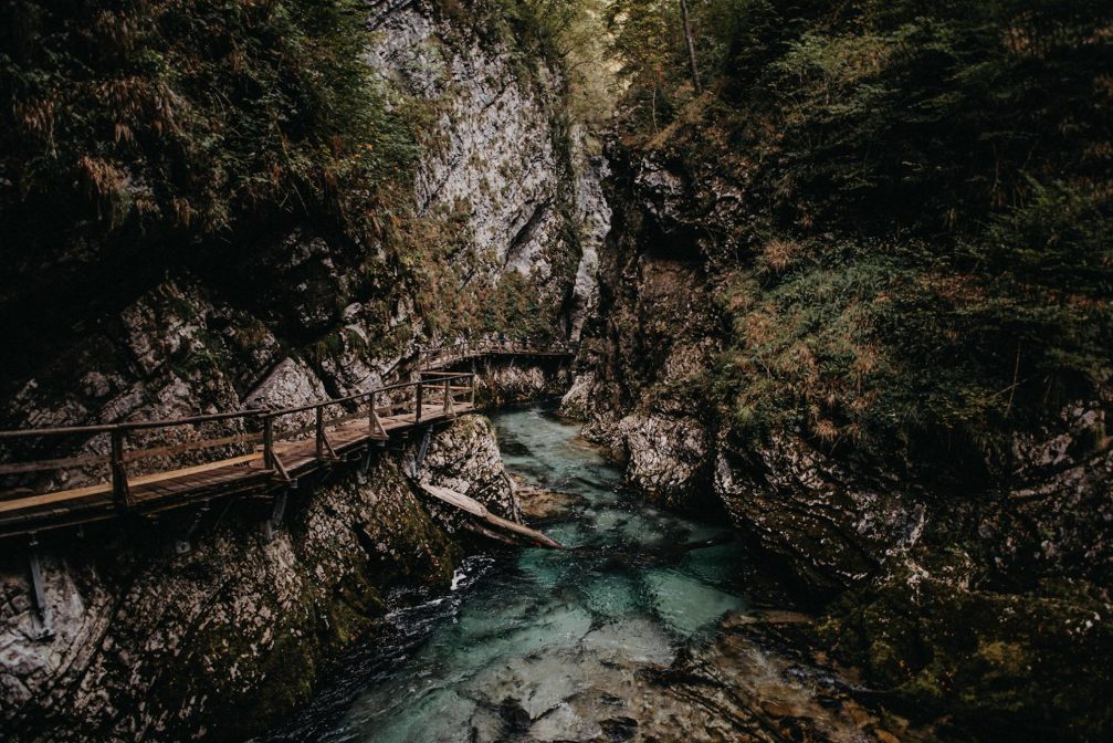 Vintgar Gorge in Slovenia