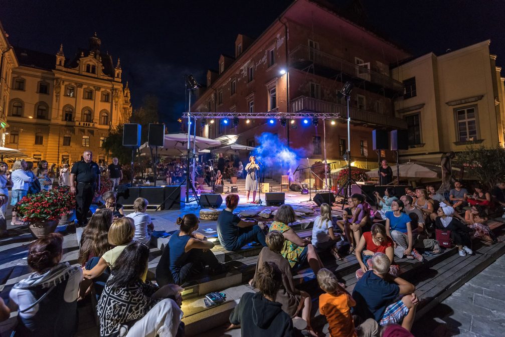 Nights in Ljubljana Old Town, a mini festival in  the capital city of Slovenia in summer