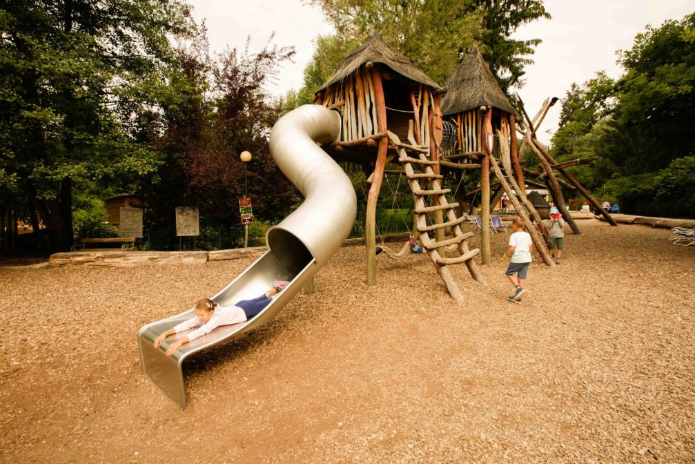 A children's playground in Ljubljana Zoo