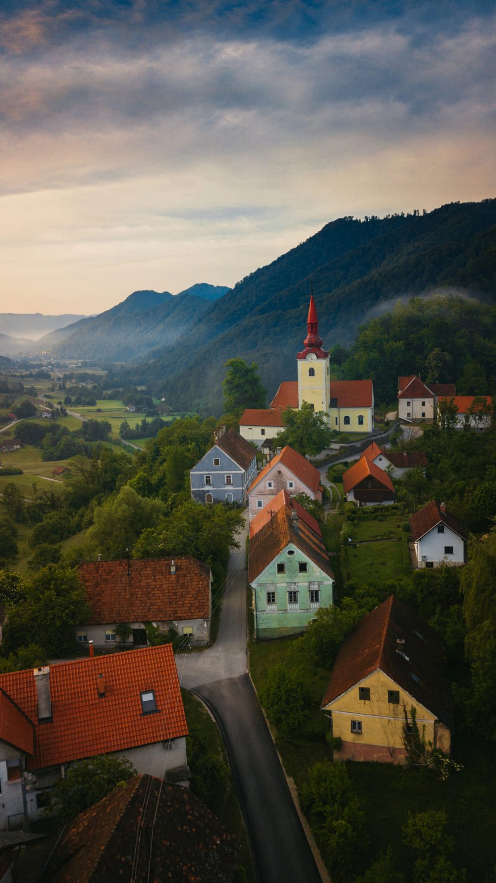 Village of Pilstanj in the Kozjansko and Obsotelje region in eastern Slovenia